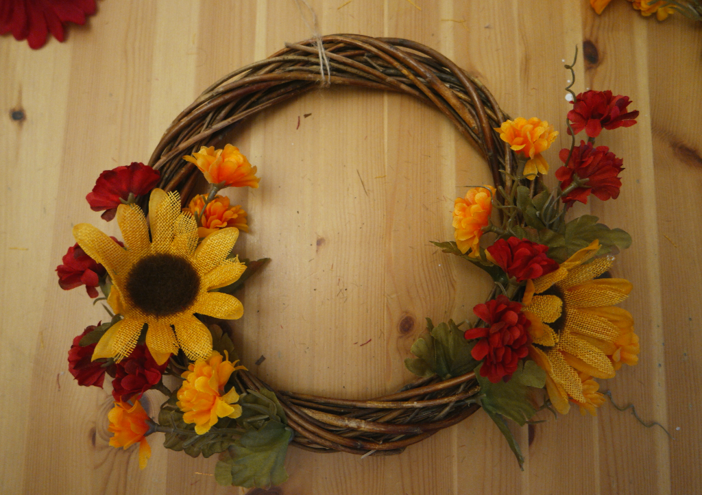 diy autumn wreath