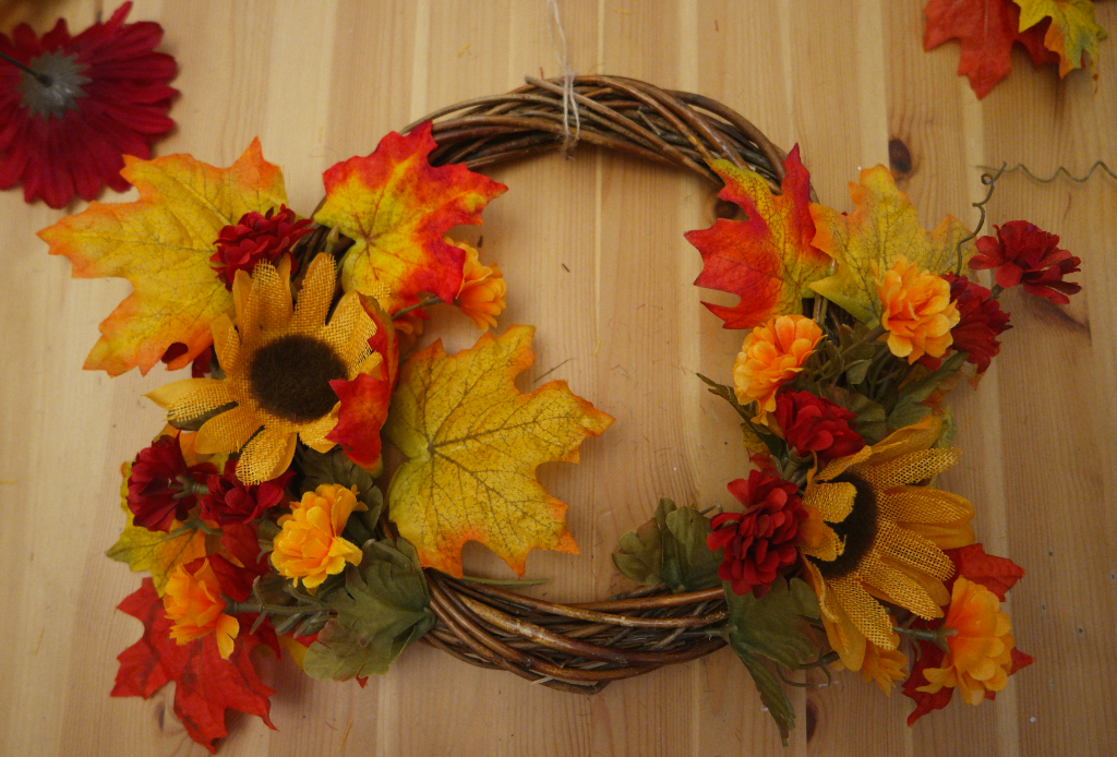 diy autumn wreath