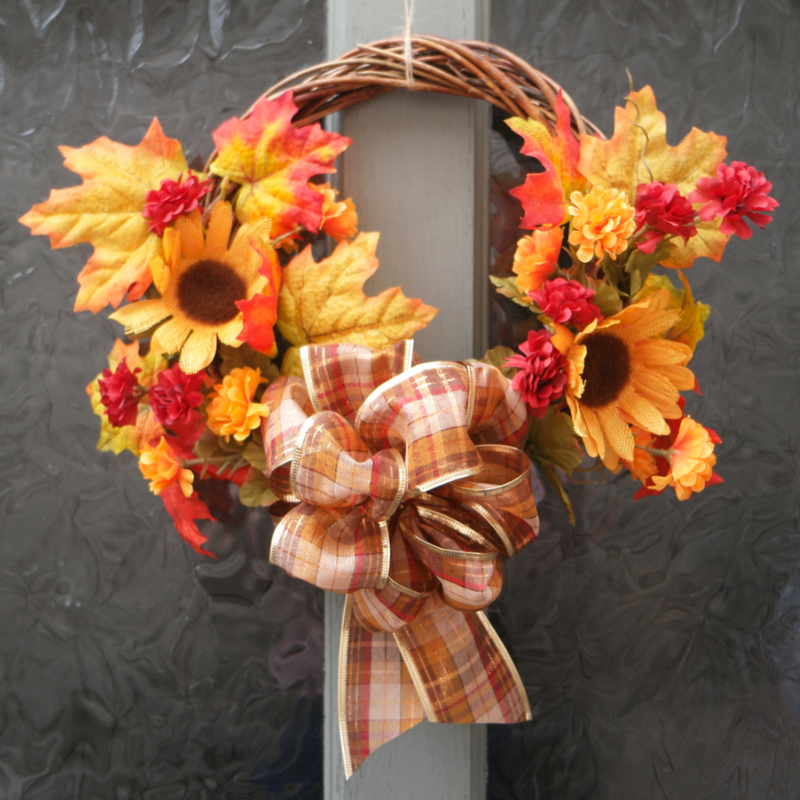 diy autumn wreath