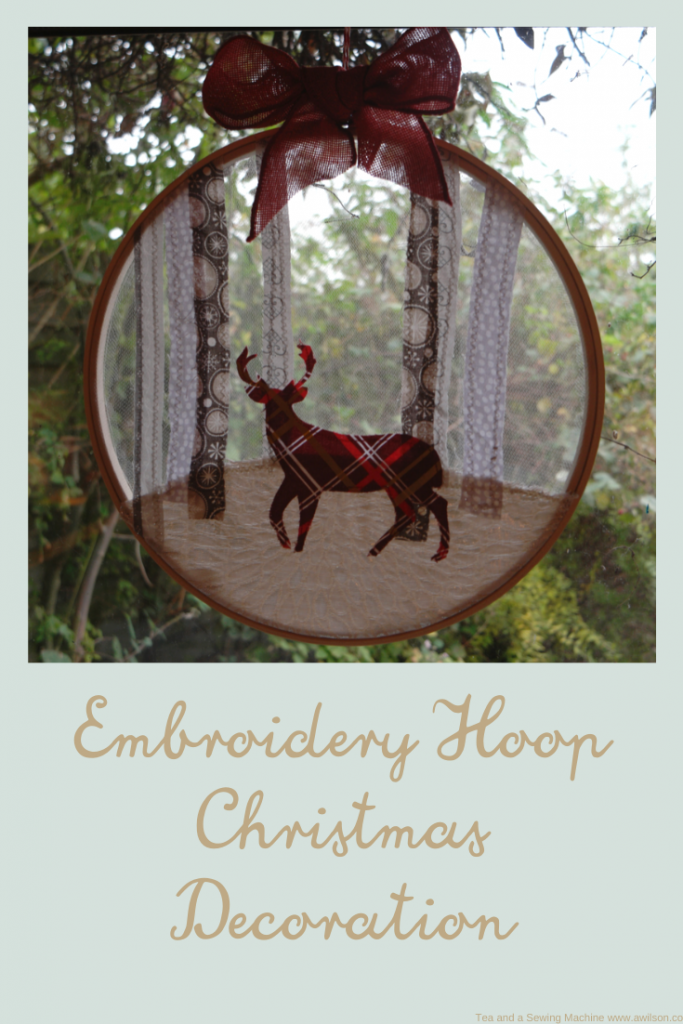 embroidery hoop christmas decoration