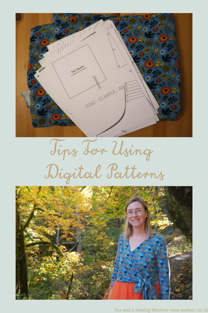 tips for using digital sewing patterns