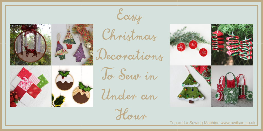 Easy Christmas Decorations To Sew in Under an Hour