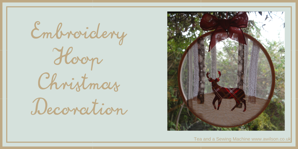 embroidery hoop christmas decoration