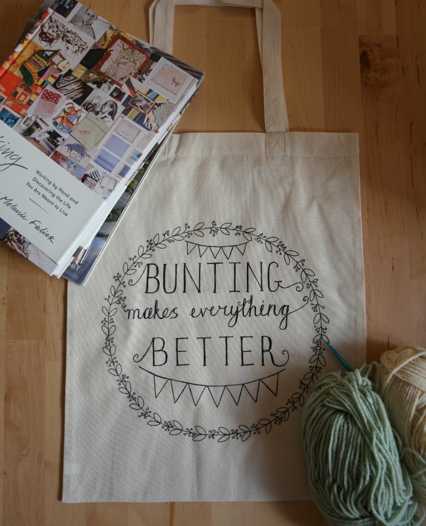 bunting makes everything better tote bag