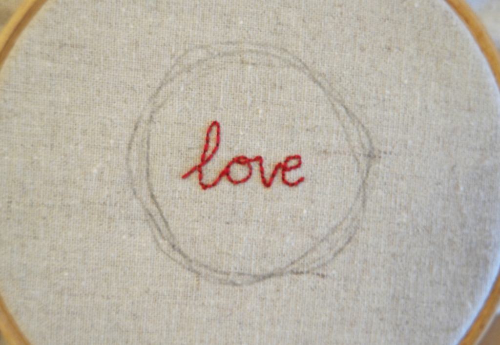 handlettering for embroidery