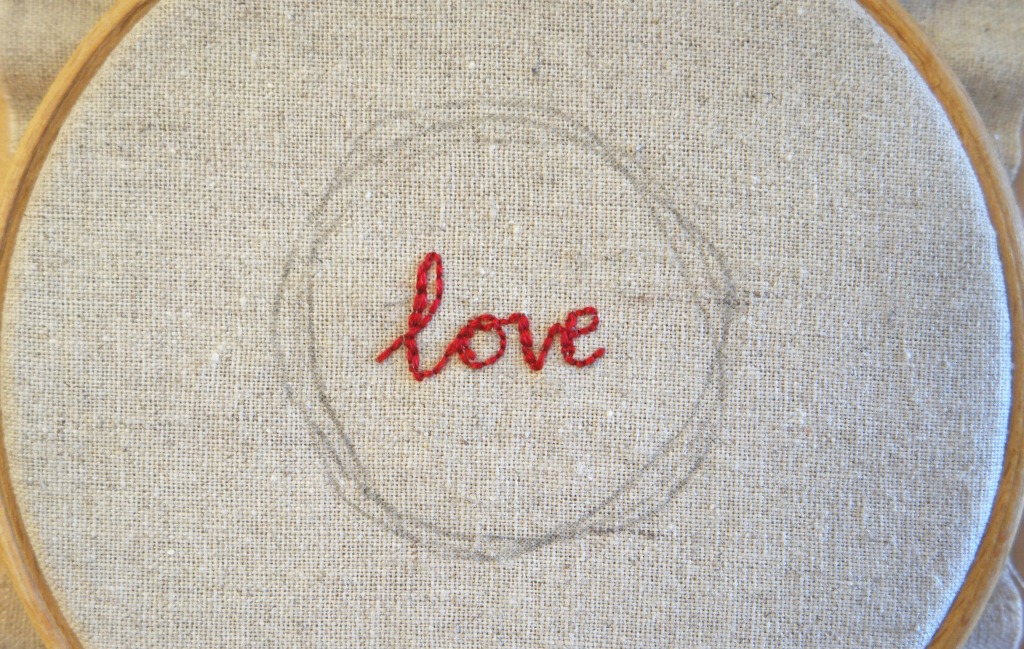 handlettering for embroidery