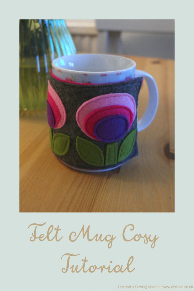 felt mug cosy tutorial