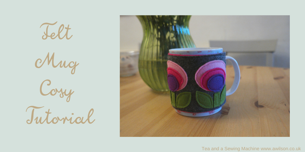 felt mug cosy tutorial