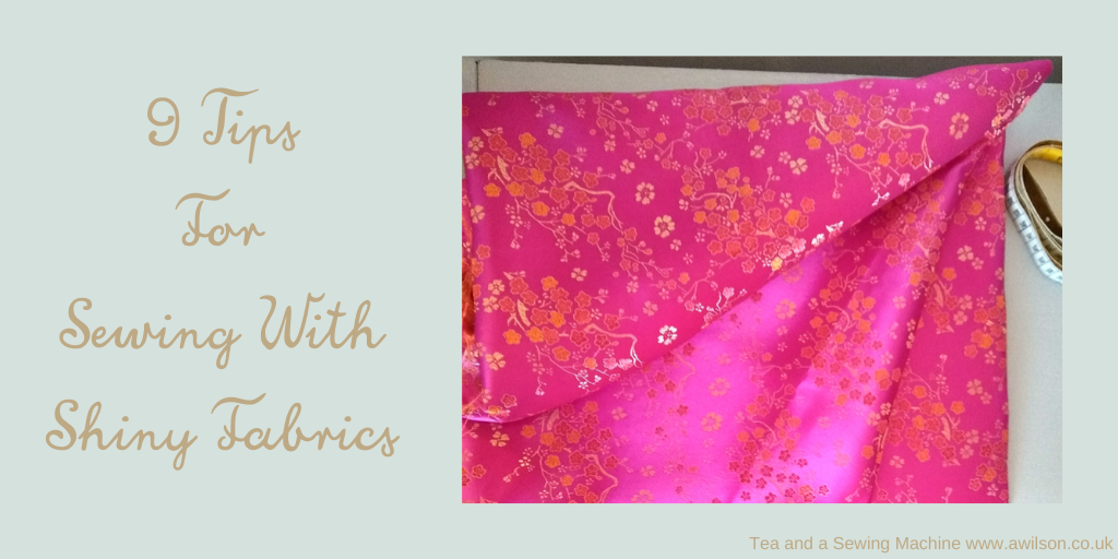 9 tips for sewing with shiny fabric