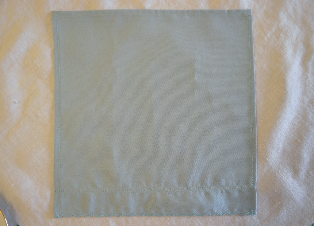 how to sew napkins