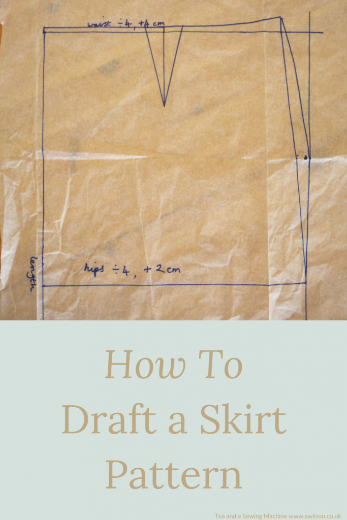 drafting a skirt pattern