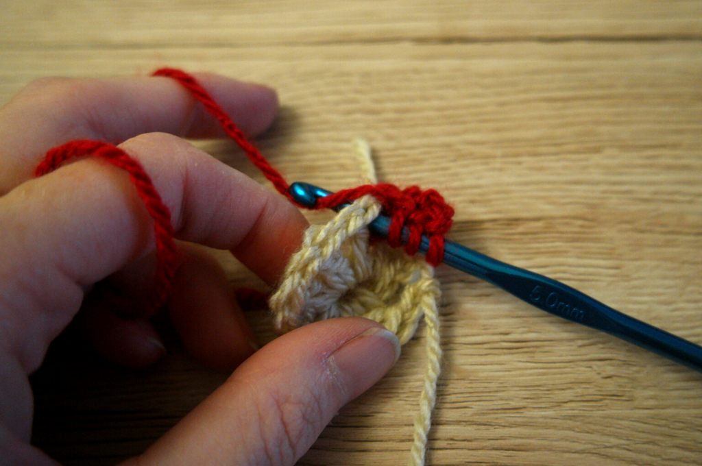 autumn granny square pattern