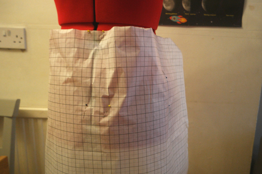 pattern drafting how to draft an a line skirt