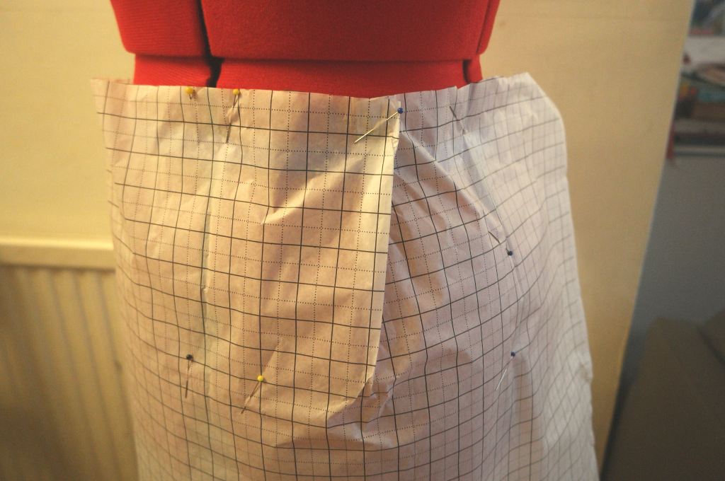 pattern drafting how to draft an a line skirt