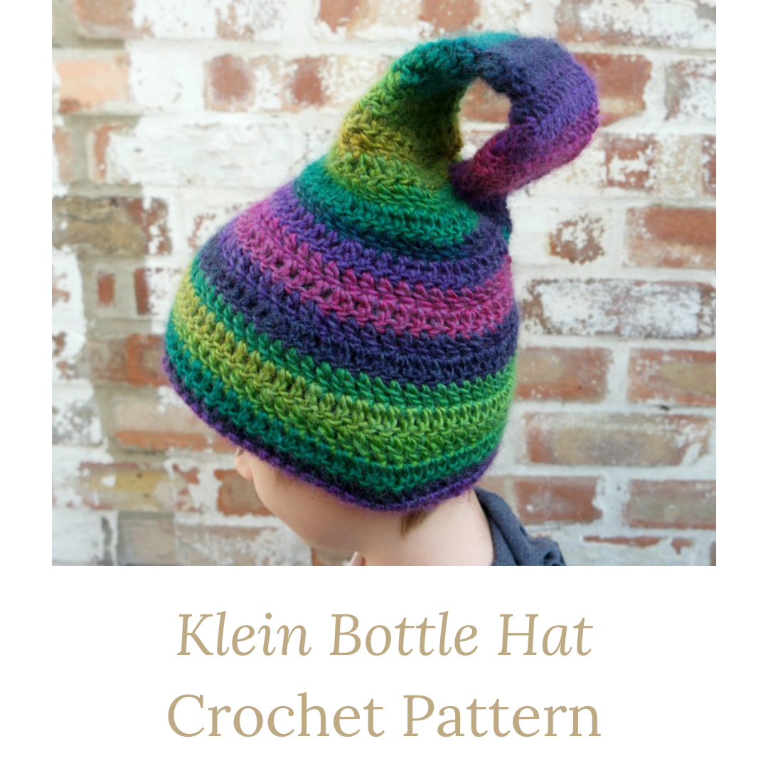 Klein bottle hat crochet pattern