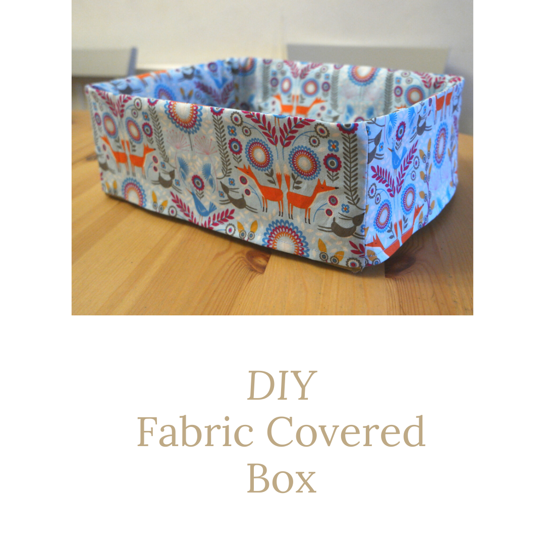 diy fabric covered box