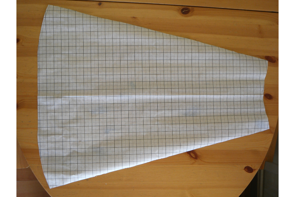 drafting pattern princess seam dress skirt piece