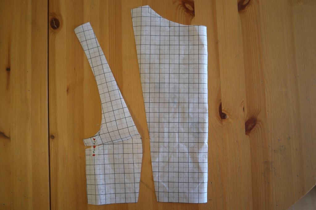 pattern drafting princess seam dress
