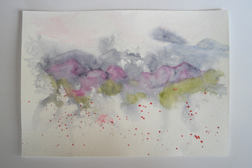 intuitive watercolour painting
