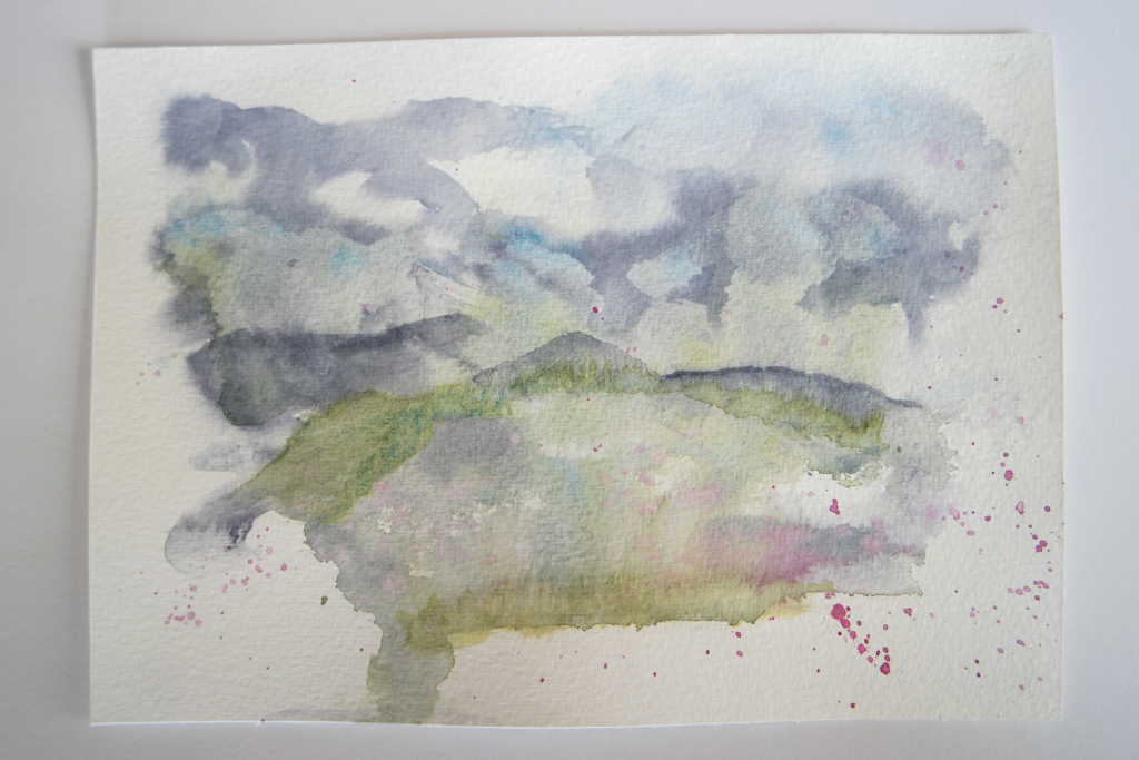 intuitive watercolour painting